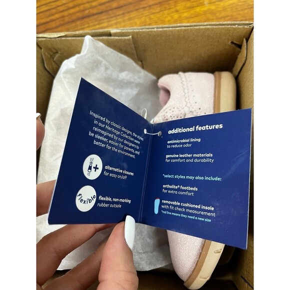 Stride Rite Girl’s SRT Nell Mary Jane Flats - Picture 8 of 8